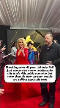 Breaking news 41 year old Jelly Rolljust announced a new relationshipthis is his 4th public