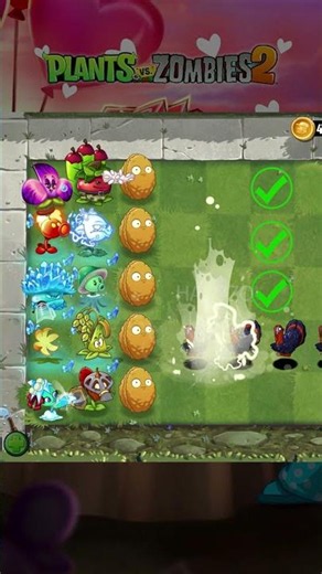 Pvz 2 - Plants Vs Zombies 2 - Missile Toe & Other Plants Vs 100 Turkey Zombies #shorts #pvz2
