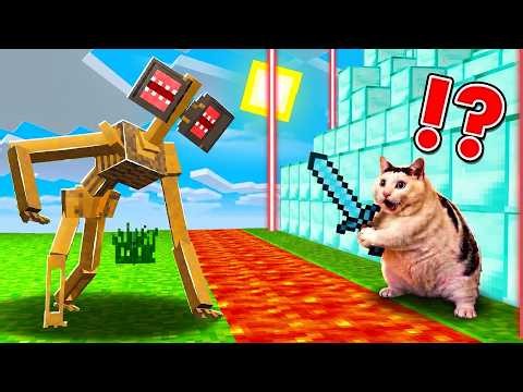Siren Head VS Minecraft Cats House