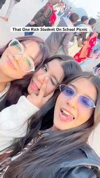 That One Rich Student On School Picnic 😁 #viralshort #comedy #school #ytshorts