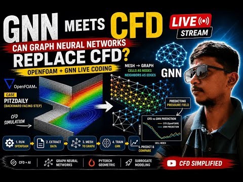 Can Graph Neural Networks Replace CFD? | OpenFOAM + GNN Live Coding