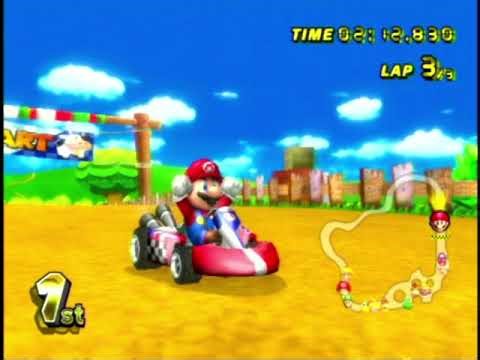 mario kart wii gameplay (mushroom cup)