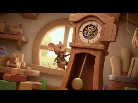 Hickory Dickory Dock | Classic Nursery Rhyme for Kids | Tick Tock Clock Song