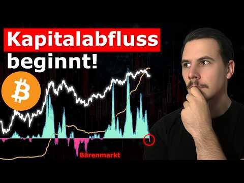 Krypto: Bitcoin-Kapitalabfluss JETZT Offiziell Bestätigt!