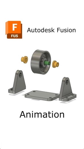 Bring your design to life with smooth motion and exploded view animations in Autodesk Fusion.