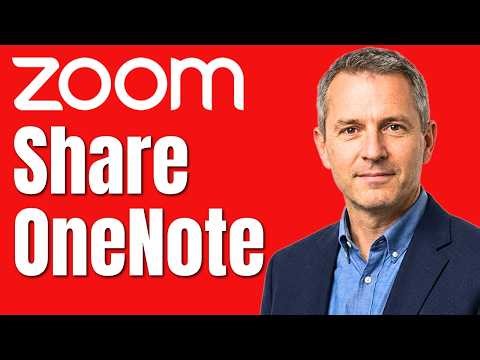 How To Share OneNote In A Zoom Meeting (Quick Guide)
