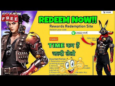 FREE FIRE REDEEM CODE TODAY 4 MAY REDEEM CODE FREE FIRE | FF REDEEM CODE TODAY 4 MAY