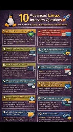 Preparing for Linux interviews? 🐧💻