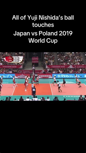 All of Nishida Yuji’s ball touches Japan vs Poland 2019 volleyball world cup #nishida #yujinishida #worldcup #japan #volleyball