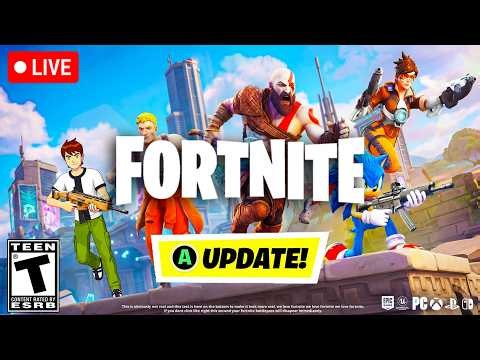 FORTNITE *NEW UPDATE* GAMEPLAY!! NEW LAUFEY MUSIC PASS, NEW SKINS & MORE!