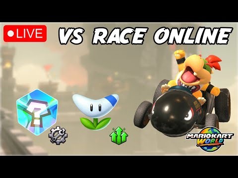 🔴LIVE - Climbing to 8000 VR in VS Race! 🚀 (Mario Kart World)