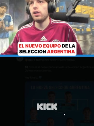 EL NUEVO EQUIPO DE LA SELECCION ARGENTINA#argentina #messi #davooxeneize #davo #lacobra #bocajuniors #scaloni