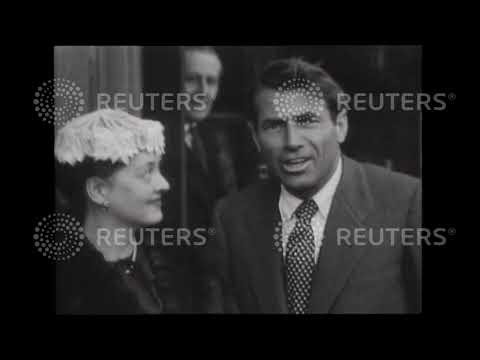 1951 SHOWBIZ: Bette Davis in London