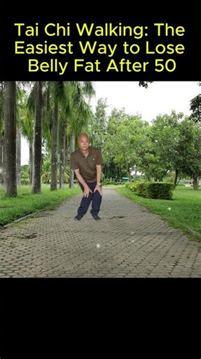 Tai Chi Walking: The Easiest Way to Lose Belly Fat After 50 |#shorts