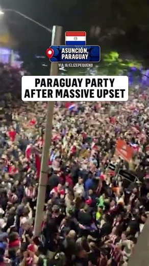 An incredible upset calls for an incredible party 🇵🇾