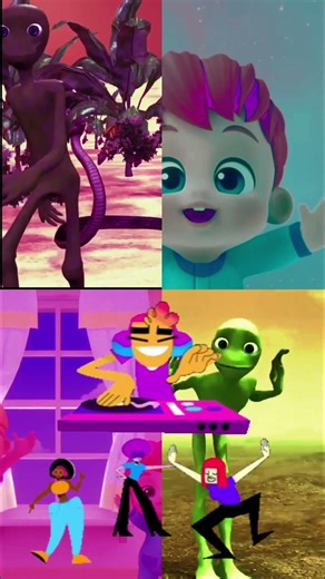 Dancing Green Alien Dance