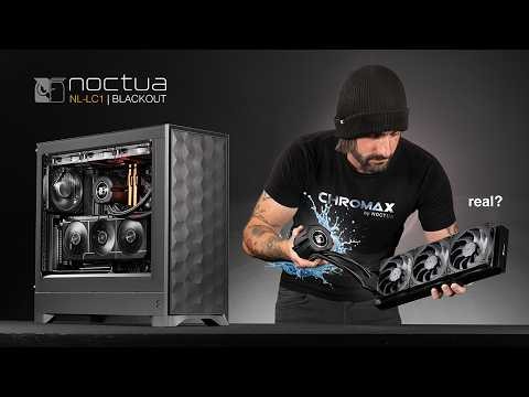 The Ultimate Noctua AIO Doesn't Exi... (wait) | NL-LC1 Blackout PC Build