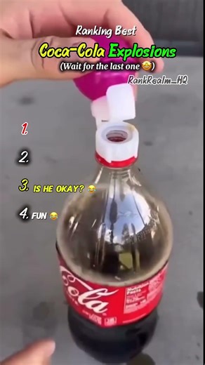 Ranking Best Cocacola explosions #viral #shorts