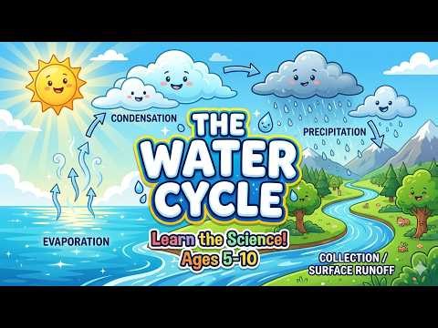 🌧️ The Water Cycle Explained | Fun Science Animation for Kids