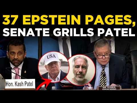 US Senate Live: Kash Patel Grilled Over 37 Epstein Files Pages | Kash Patel Senate Hearing Live