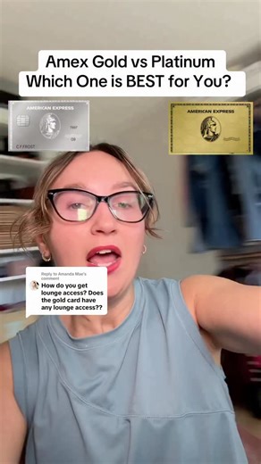 Taylor | Travel & Points ✈️💳 on Instagram: "Amex gold vs Amex platinum! The best choice is both! Drop Amex in the comments and l’il send you a perks and benefits checklist for each card! #amex #amexgold #amexplatinum #americanexpress"