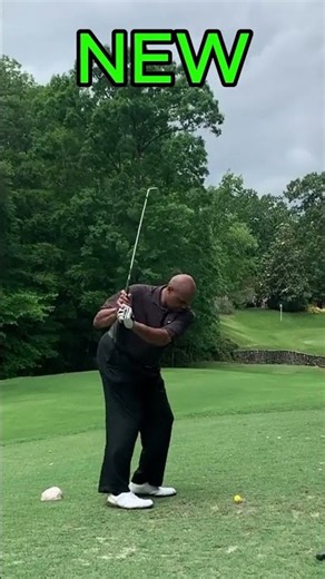 Charles Barkley's NEW golf swing