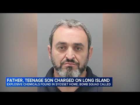 Father, teen son charged after bomb squad finds explosive chemicals in home