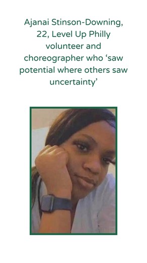 Philadelphia Obituary Project on Instagram: "To those who knew her best, Ajanai was the very definition of “fun.” She walked into every gathering with a mischievous grin, ready with a prank or an inside joke that dissolved tensions and sparked laughter. Her phone gallery overflowed with candid snapshots of friends pulling faces mid-dance or mid-serenade, each image a testament to an evening spent in pure, unguarded delight. To read more about Ajanai, visit www.phillyobitproject.com."