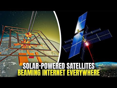 Solar-Powered Satellites Beaming Internet Everywhere