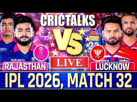 Live: Rajasthan vs Lucknow, Live Match Today IPL 2026, Live Cricket Commentary, Scores 2nd Inn