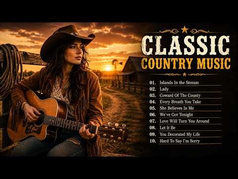 Best Classic Country Songs of All Time - Top Country 60s, 70s, 80s - Classic Country Music Timeless