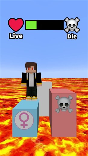 死ぬか生きるかチャレンジ🔥【マイクラ・まいぜんシスターズ】 #minecraft #animation #マイクラアニメ