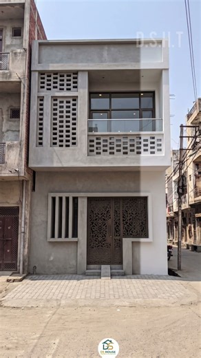 Step-by-Step Modern House Exterior Transformation (20ft Frontage G+1)