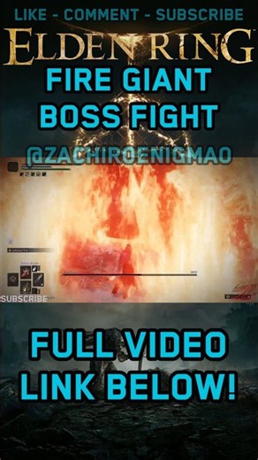Elden Ring | Fire Giant Boss Fight | Dragon Incantation Bleed Build