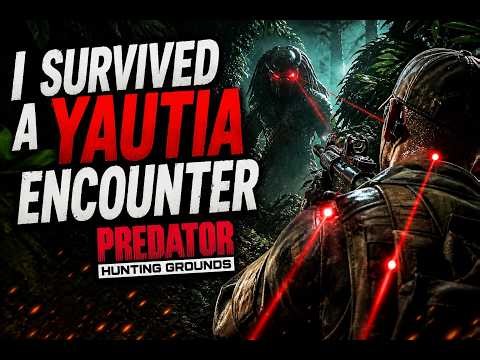 Surviving a Yautia (Predator) encounter in Predator: Hunting Grounds