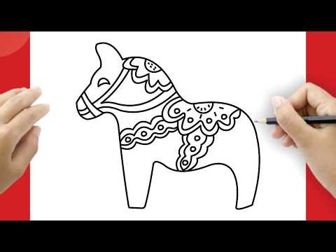 HOW TO DRAW A HORSE EASY Step-by-Step for Beginners
