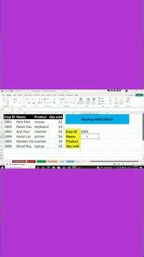 VLOOKUP with MATCH in Excel | Smart Lookup Trick #excel