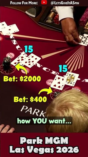 Blackjack Pro Says SURRENDER this $2000 Hand, We Hit Anyway 😱