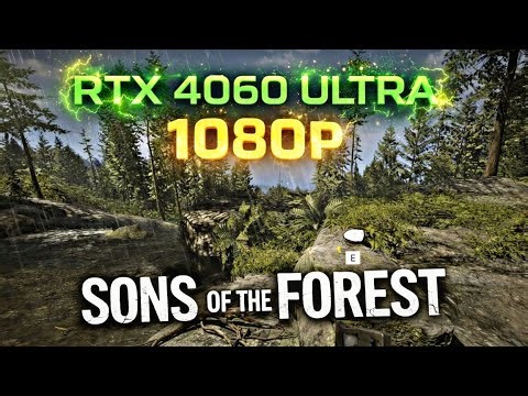 Sons of the Forest rodando na RTX 4060 i3 10105 16gb ram ultra 1080p