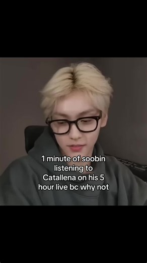 Soobin listening to Catallena — 1 minute clip