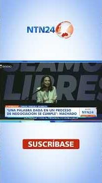“La fecha de la elección es la fecha de la liberación”, dice María Corina Machado