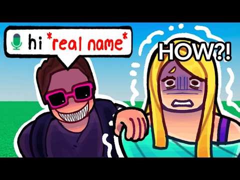 Trolling as CREEPY STALKER on Roblox Voice Chat 2...