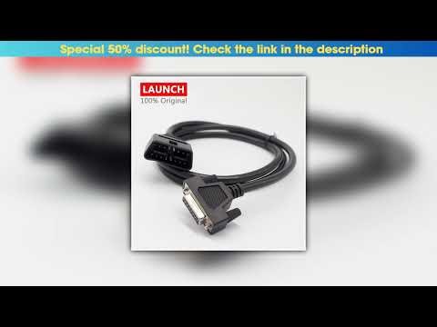 Hands-on LAUNCH 100% Original Main Cable for LAUNCH CRP123/CRP129/Creader VII+/Creader VIII OBD2 Re