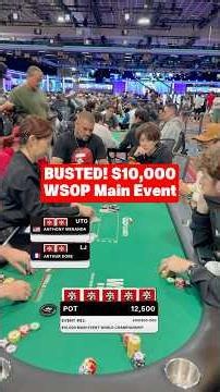 Anthony Meranda Wastes No Time! #wsop #poker