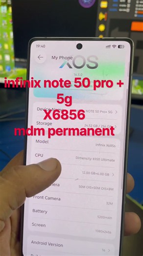 Infinix Note 50 Plus (X6856) MDM Remove Permanently | 100% Tested Solution