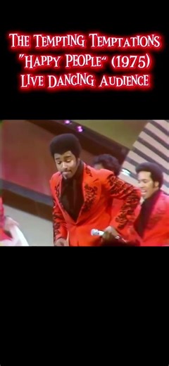 FULL PERFORMANCE: The Tempting Temptations – “Happy People” (1975) | Live Dancing Audience