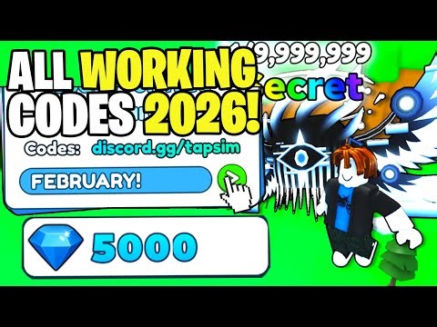 *NEW* ALL WORKING CODES FOR TAP SIMULATOR IN FEBRUARY 2026! ROBLOX TAP SIMULATOR CODES