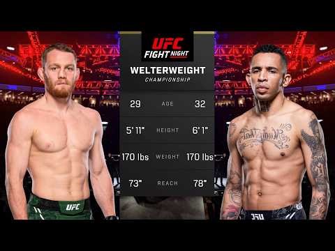Jack Della Maddalena vs Carlos Prates Full Fight - UFC Fight Of The Night