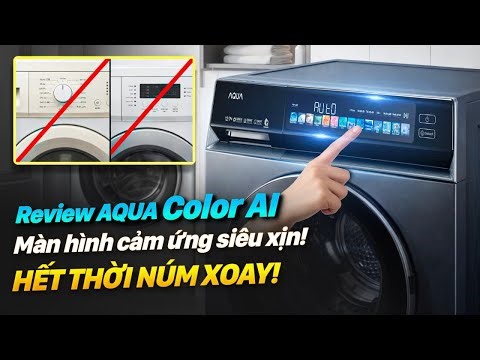 Experience the Aqua Color AI "Color-Adding" Washing Machine: Say Goodbye to the Rotary Knob 👋 Was...