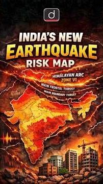 Himalayan Region in High-Risk Zone | Drishti IAS English | #shorts #India #Earthquake #himalaya